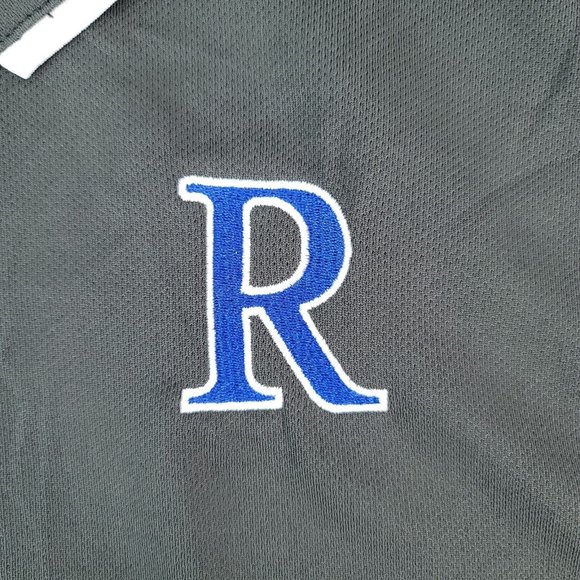 Nike Performance Polo Men's XL Gray White 476281-212 Golf Athletic R Embroidered - Picture 4 of 9